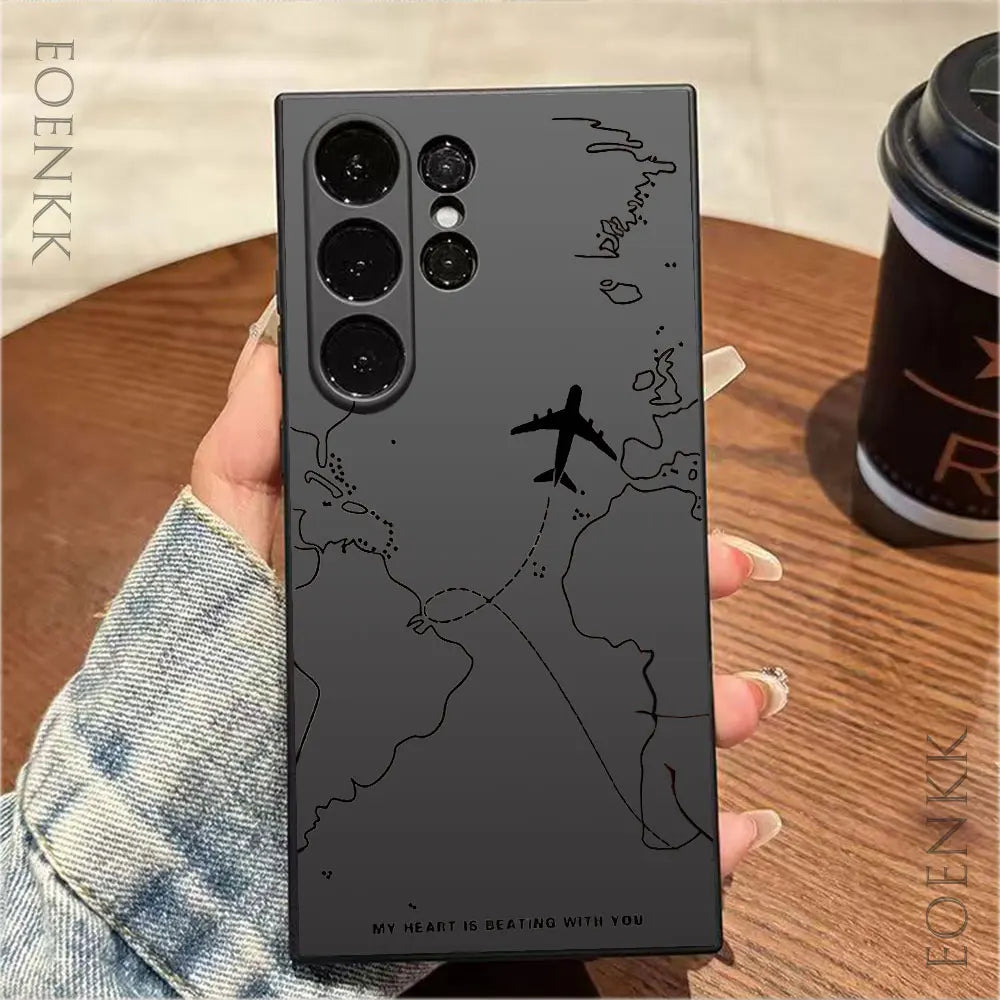 Silica gel Phone Case For Samsung Galaxy S20 S21 S22 S23 S24 S25