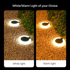 Solar Outdoor LED Lights Warm White Garden Lamp