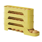 Rolling Egg Storage Box Fridge Egg Organizer