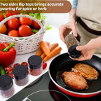 Plastic Spice Jars with Shaker Lids