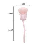 Flower Nail Brush Rose Shape Manicure Brush for Nail Art Cleaning