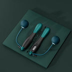 Cordless Steel Wire Weighted Jump Rope Smart Counting Fitness Rope
