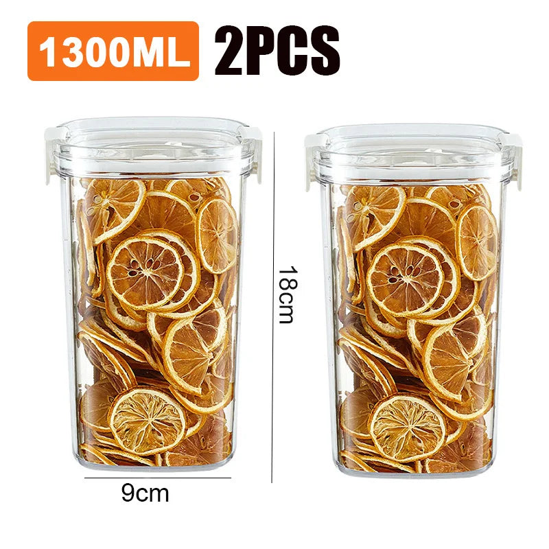 Vacuum Sealed Coffee Storage Jar Airtight Canister for Coffee, Tea & Cereals