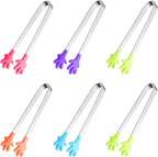 Mini Silicone Tongs UK Kids Food Serving Tongs Set