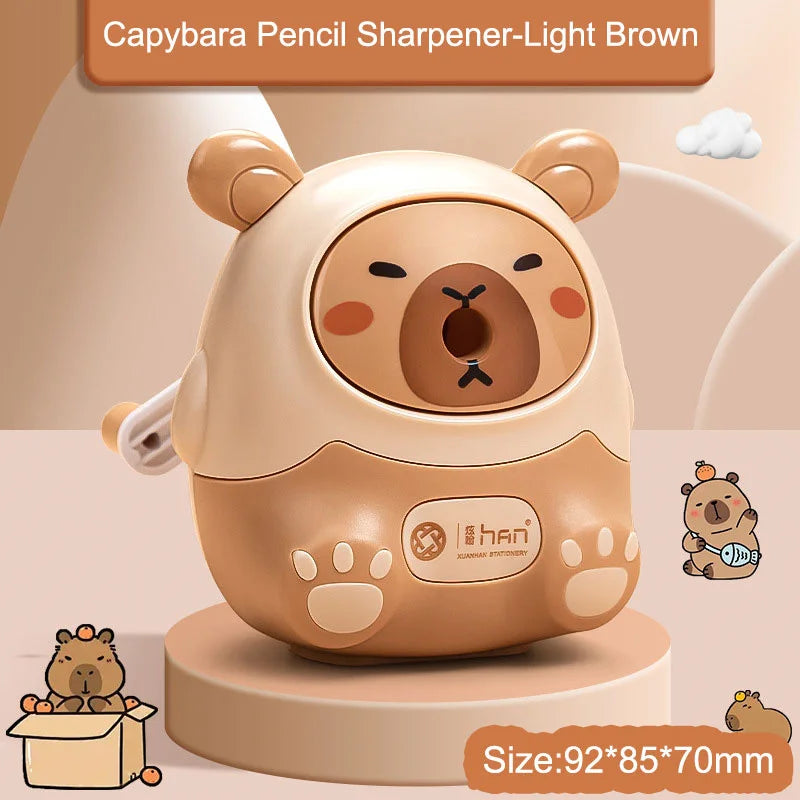 Kawaii Capybara Pencil Sharpener Korean Stationery
