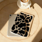 Clear Cow Print iPad Case A16 10th 11 Air 13 Pro 12.9 Mini 4 5 6