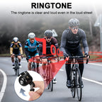 Rockbye Bike Bell 100dB Loud Cycling Horn Alarm for Road Bikes