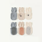 3/5 Pairs Baby Non-Slip Animal Socks for Boys & Girls