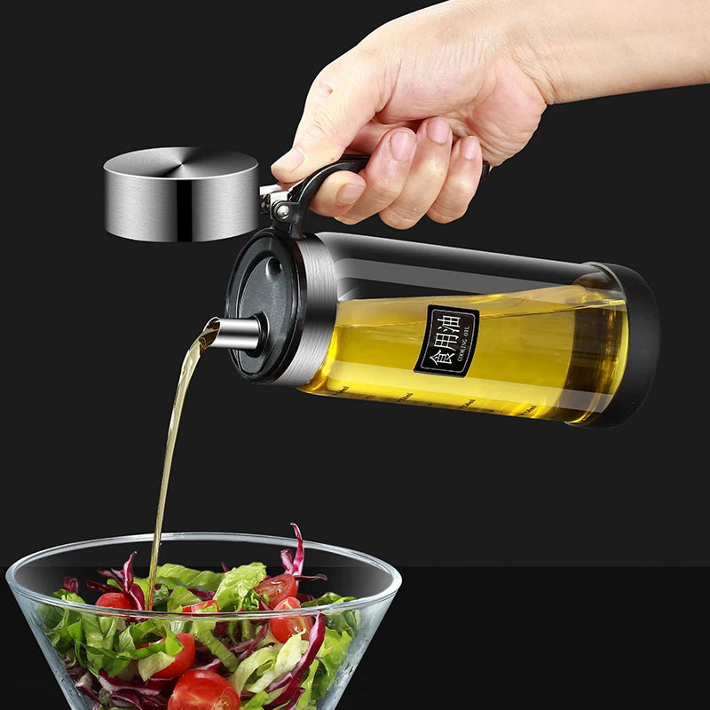Glass Oil Bottle & Seasoning Set Leakproof Soy Sauce & Vinegar Pot Secondary image
