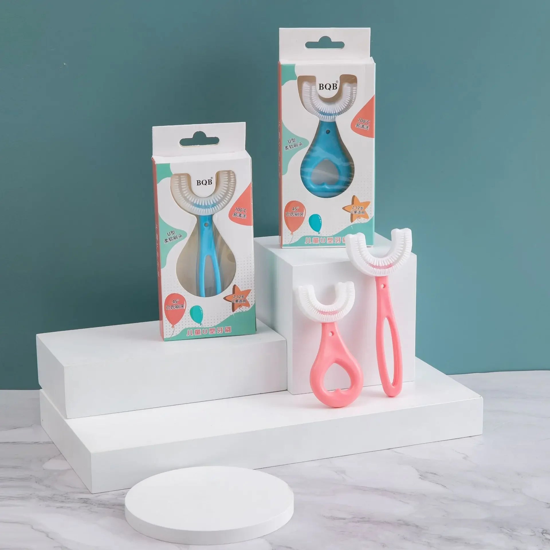 Baby 360° U Shape Toothbrush Soft Silicone Kids Teeth Brush