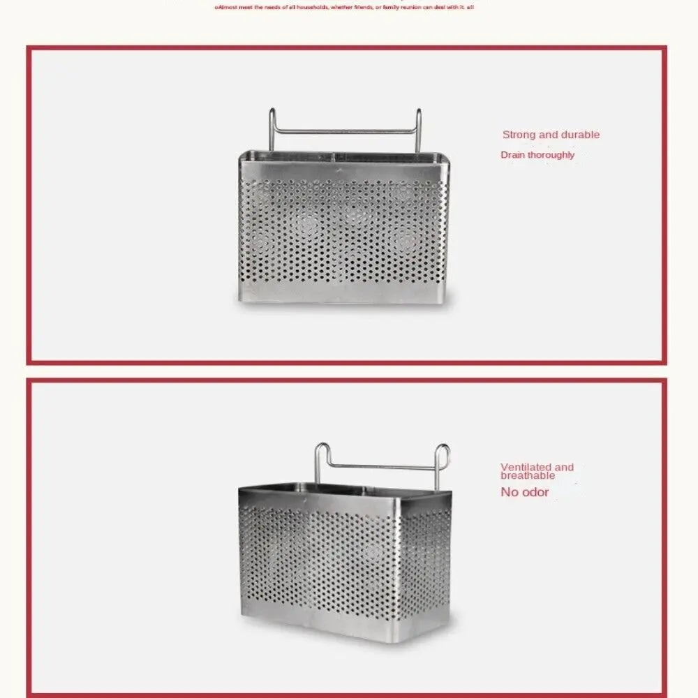 Stainless Steel Chopstick Holder Cutlery Drainer