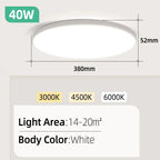 Ultra Thin LED Ceiling Lamp for Bedroom & Living Room