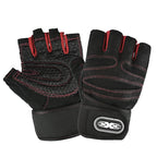 Workout Gloves Half Finger Wrist Wrap Gym Cycling Weight Training