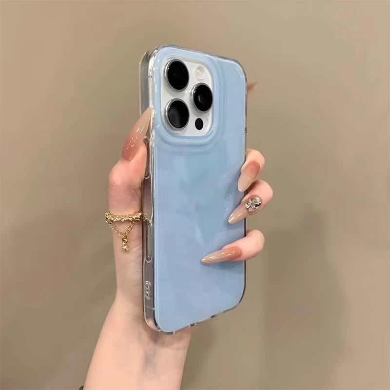 Candy Silicone Bumper Case for iPhone 11 12 13 14 15 16 17 Pro Max