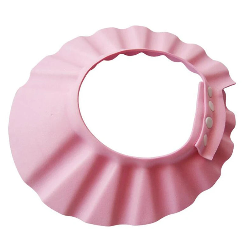 Adjustable Baby Shampoo Cap Waterproof Bath Hat