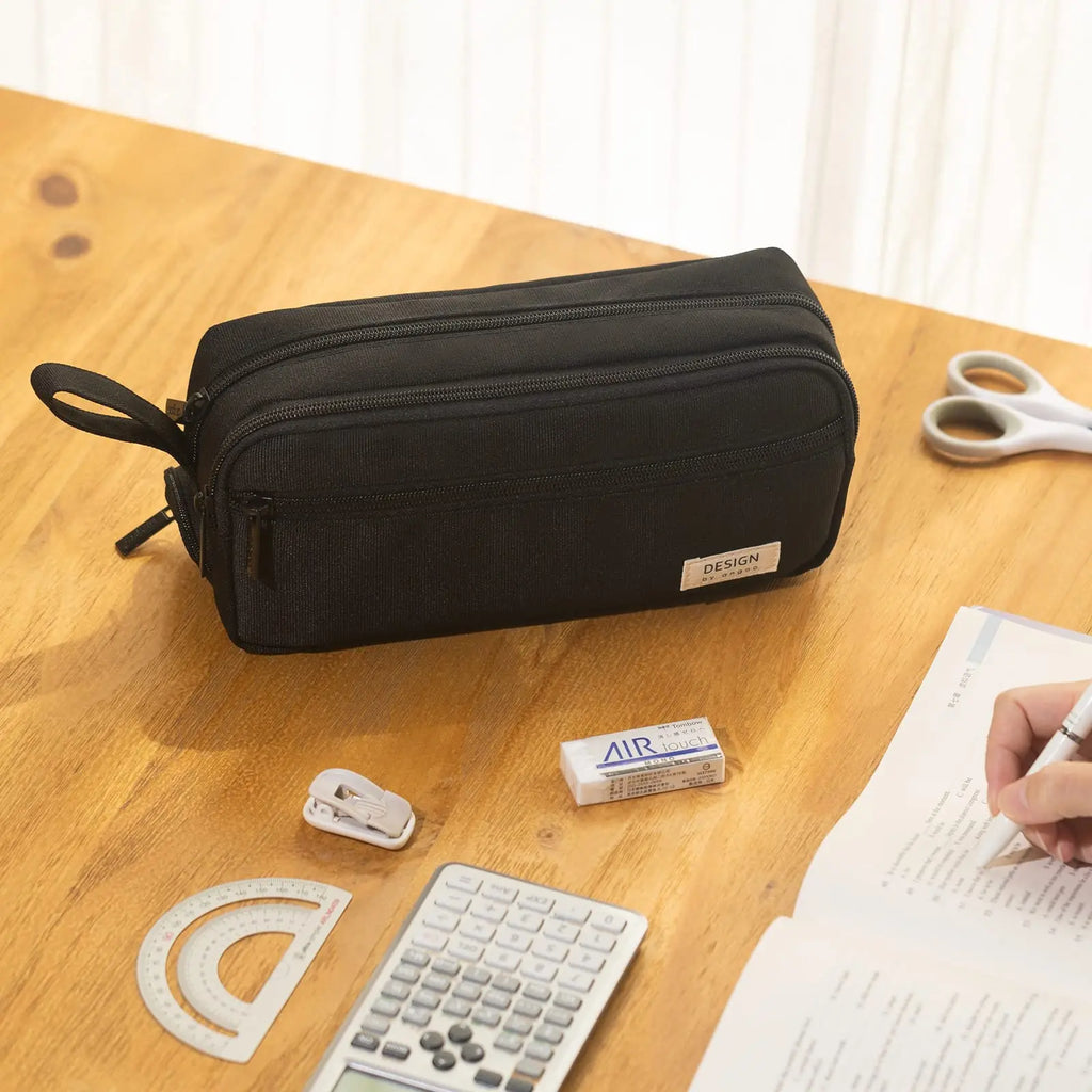 Large 3-Layer Multi-Function Pencil Case for Students