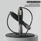 Counting Steel Jump Rope Adjustable Skipping Fitness Gym Adults