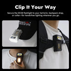 Mini USB Rechargeable COB LED Flashlight Work Light