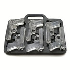 Diamond Rose Gun Shape Ice Cube Mold Silicone Cocktail Ice Maker Tray
