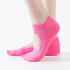 Women Non Slip Yoga Grip Socks Pilates Ballet Dance Cotton Sport