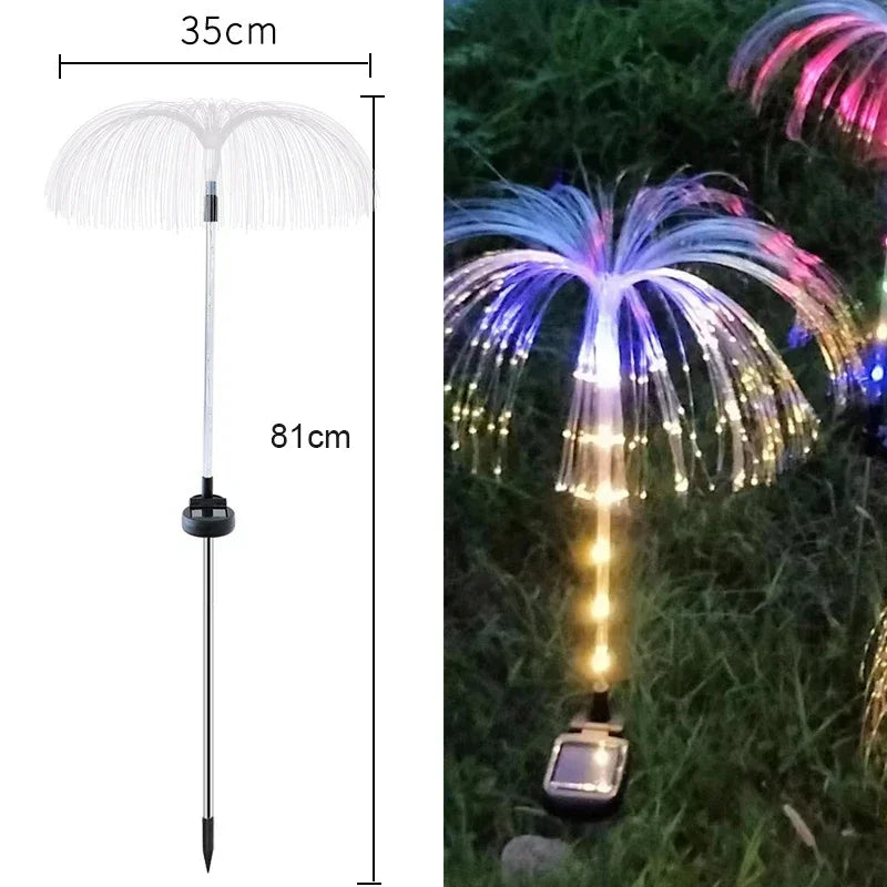 Solar Jellyfish Garden Lights for Outdoor Pathway & Yard Decor