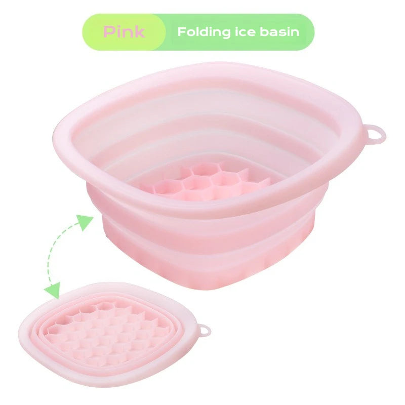 Collapsible Silicone Face Ice Bath Cold Therapy Cryo Skin Tool