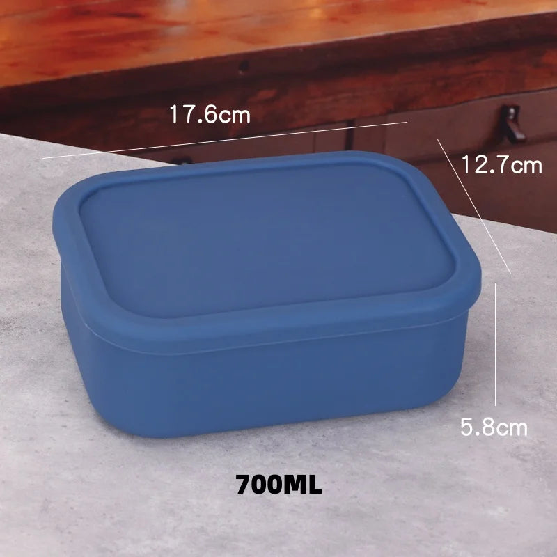 YONG HAO Silicone Bento Box BPA-Free Leakproof Microwave Lunch Container