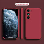 Luxury Liquid Silicone Case for Samsung Galaxy S20 S21 S22 S23 S24 S25