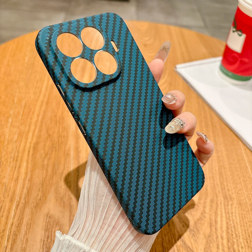 Carbon Fibre Shockproof Case for Xiaomi 15T 17T Pro 17 Ultra Cover