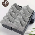 Men's Breathable Deodorant Low Cut Ankle Socks Sweat Wicking