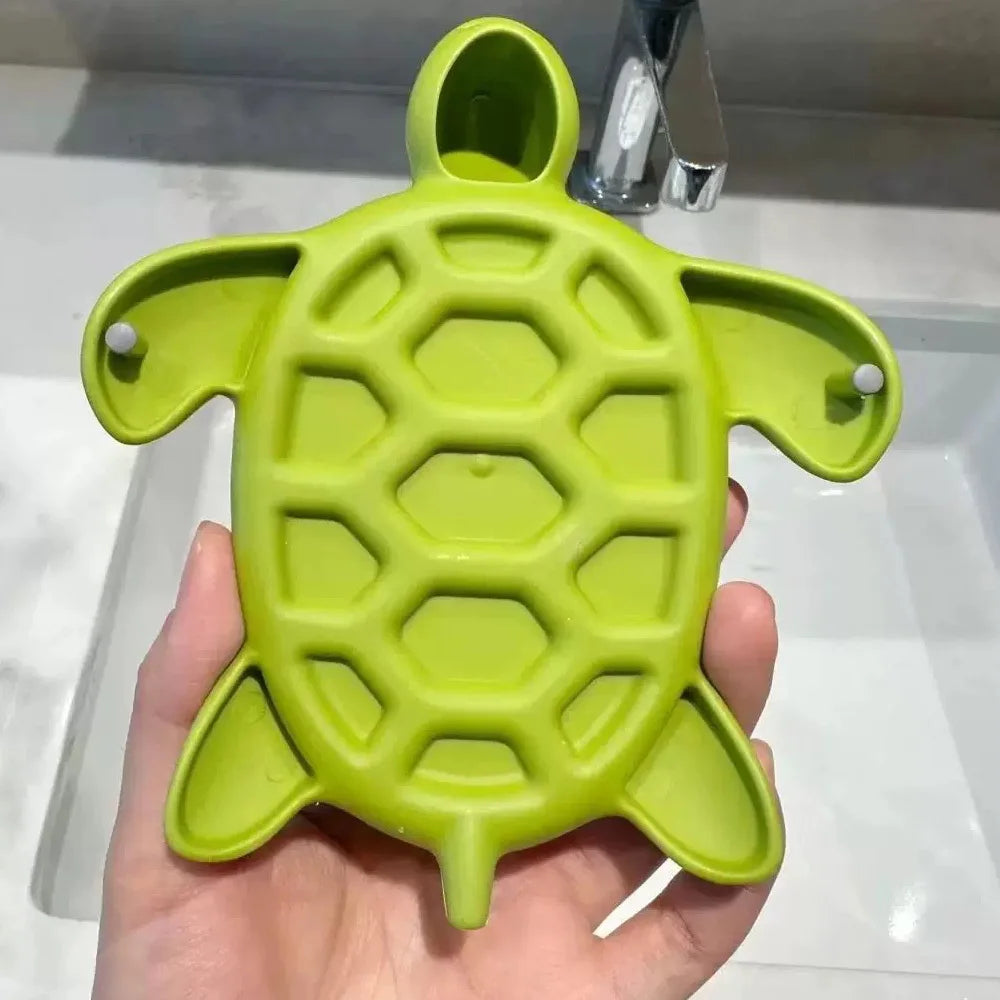 Turtle Soap Box – Creative Bathroom Soap Holder Rack 1/2/3PCS Storage