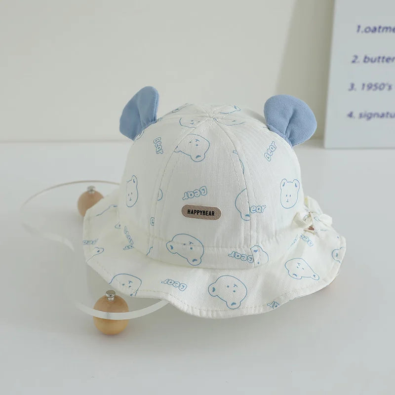 Cartoon Baby Fisherman Hat UK Infant Sun Cap 3–12 Months