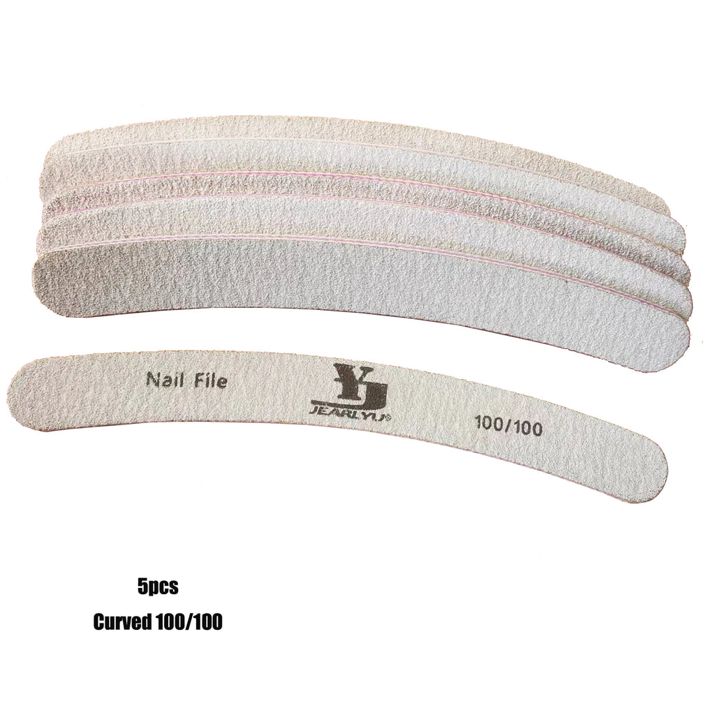 5Pcs Nail File Set Professional Grit Manicure Buffer Kit