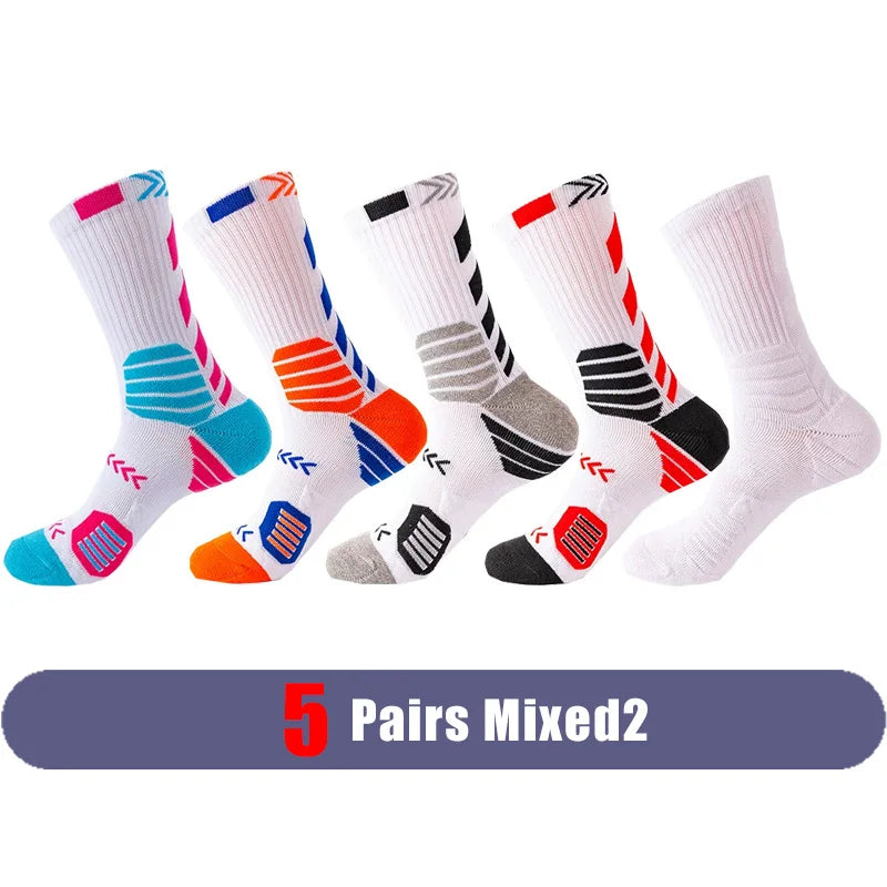 Elite Sport Compression Socks Running Cycling Basketball Socks Men