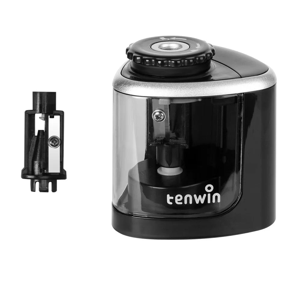 Electric Auto Pencil Sharpener Helical Blade Sharpener for Students
