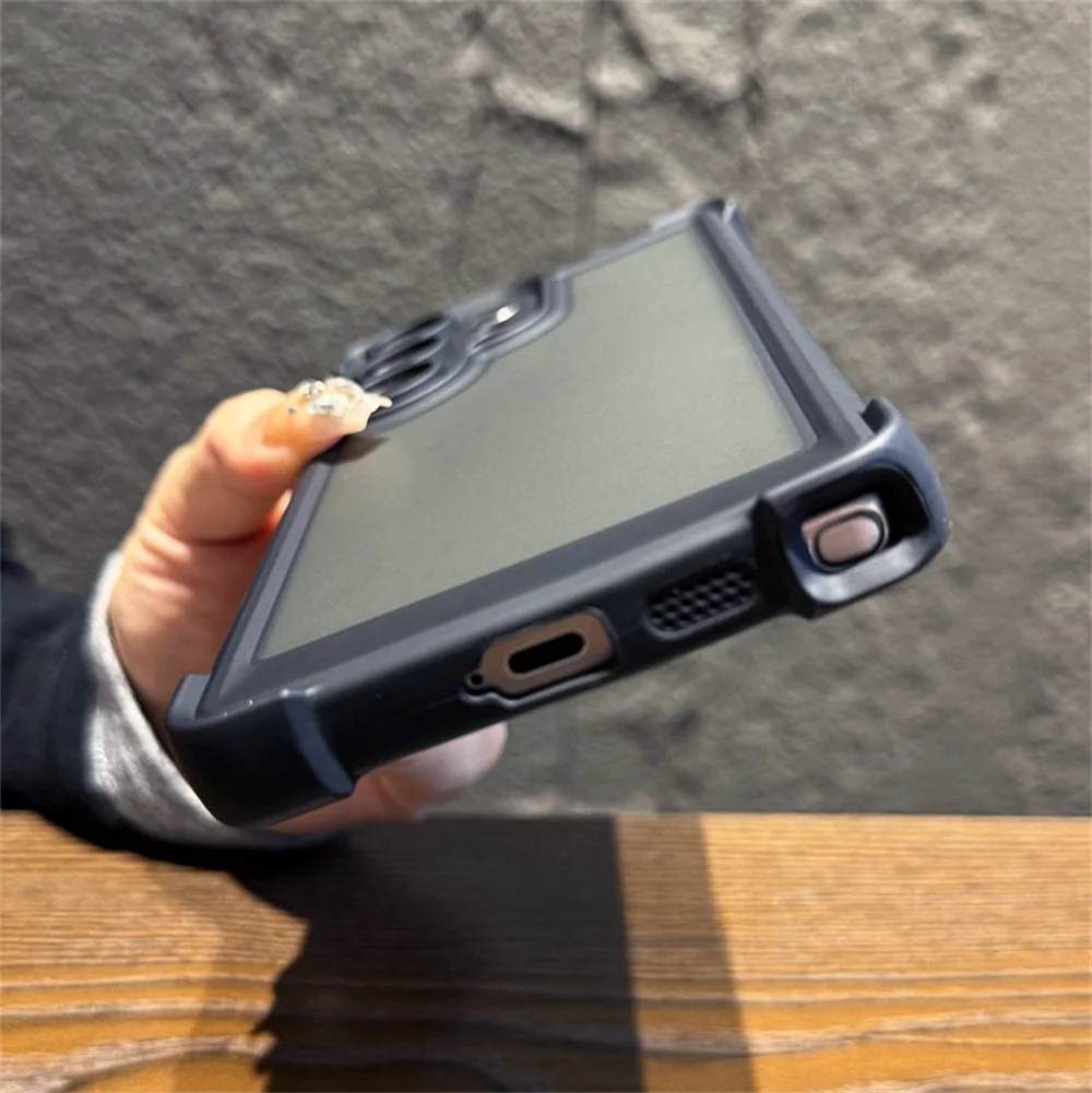 Shockproof Bumper Matte Case for Samsung S24 S25 S26 Ultra Plus Cover