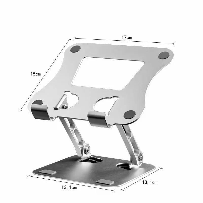 Phone tablet stand: adjustable aluminium alloy folding laptop stand