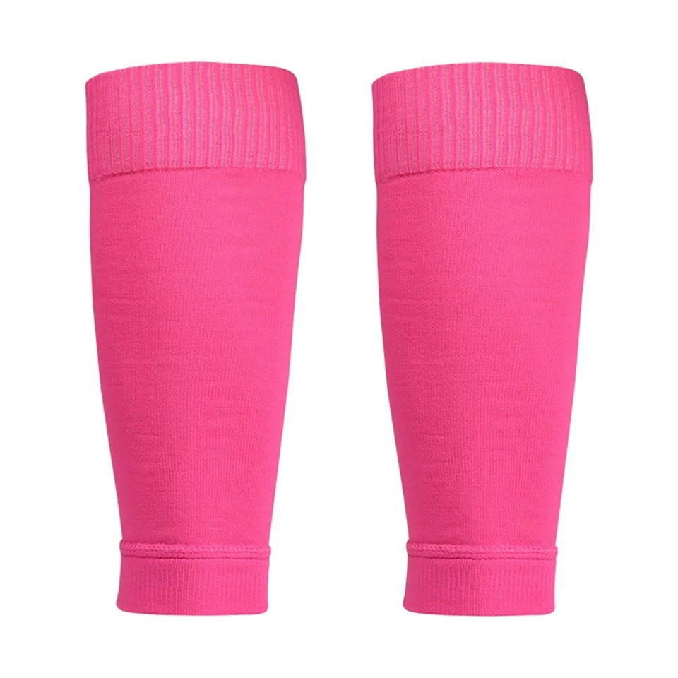 Football Soccer Shin Pads Sleeves Socks Calf Protection Men Women Kids