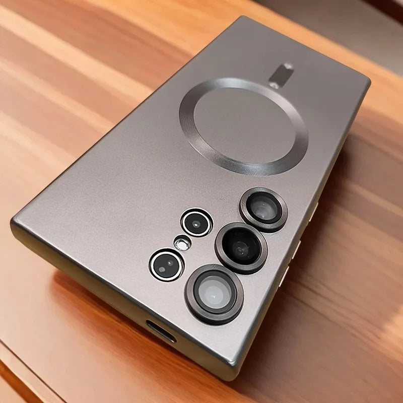 Luxury Magnetic Case for Samsung Galaxy S23 S24 S25 S26 Ultra