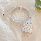 Cartoon Flower iPhone Charger Cover 18W/20W