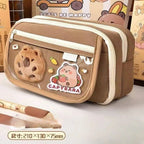 Kapibara Pencil Case Cute Stationery Box for School Students