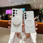 Clear Magnetic MagSafe Case for Samsung Galaxy S20 S21 S22 S23 S24 S25