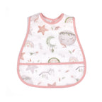 Cartoon EVA Waterproof Baby Bib with Pocket Feeding Apron