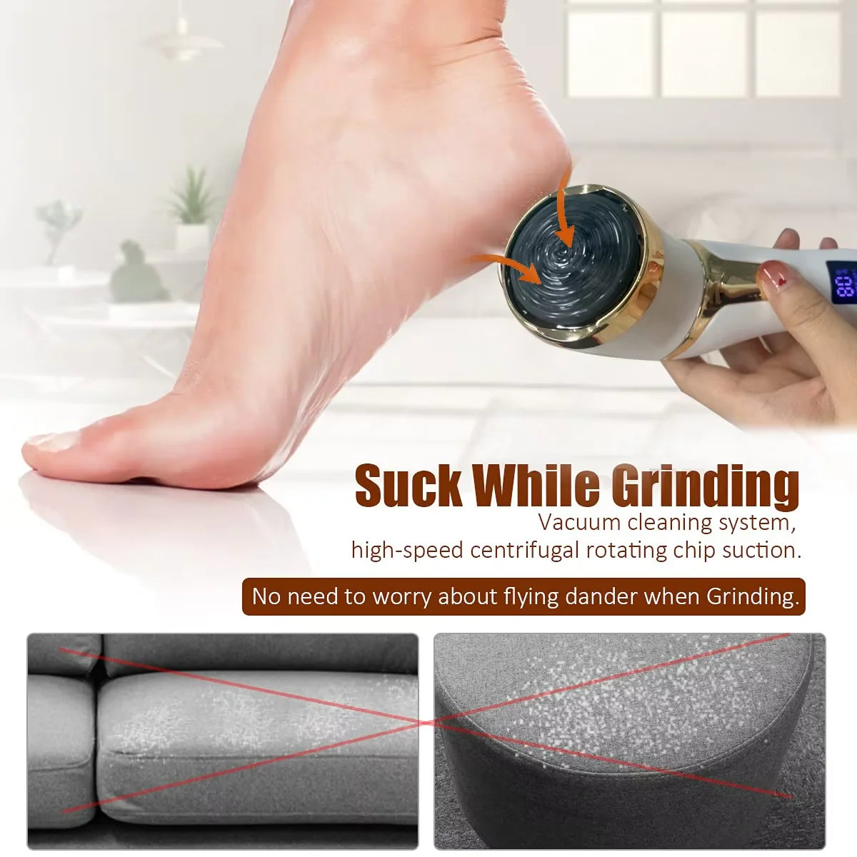 Electric Callus Remover Foot Grinder Professional Pedicure Dead Skin