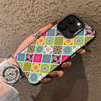 Iridescent Mandala TPU Case for iPhone 17 16 15 14 13 12 Pro Max Cover