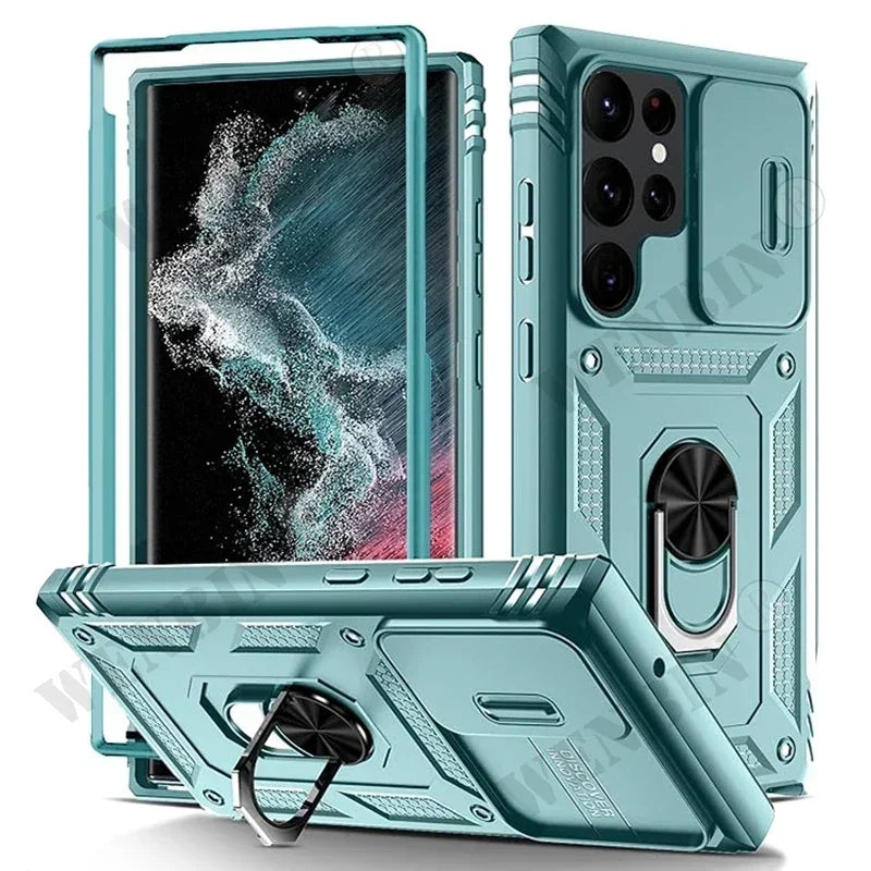 Heavy Duty Kickstand Case for Samsung Galaxy S23 S24 S25 S26