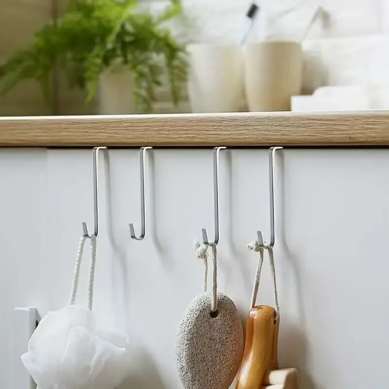 8Pcs Over the Door Hooks Multi-Purpose Door Hanger Organizer
