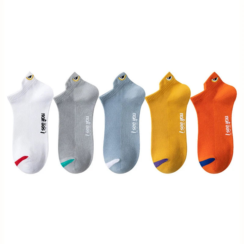 Ankle Socks Men Women Breathable Low Cut Casual Summer 5 - 10 Pairs