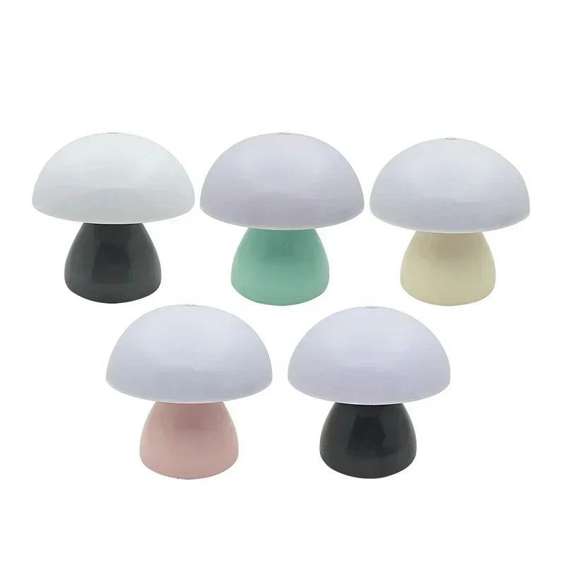 Mushroom LED Table Lamp Touch Dimming Night Light