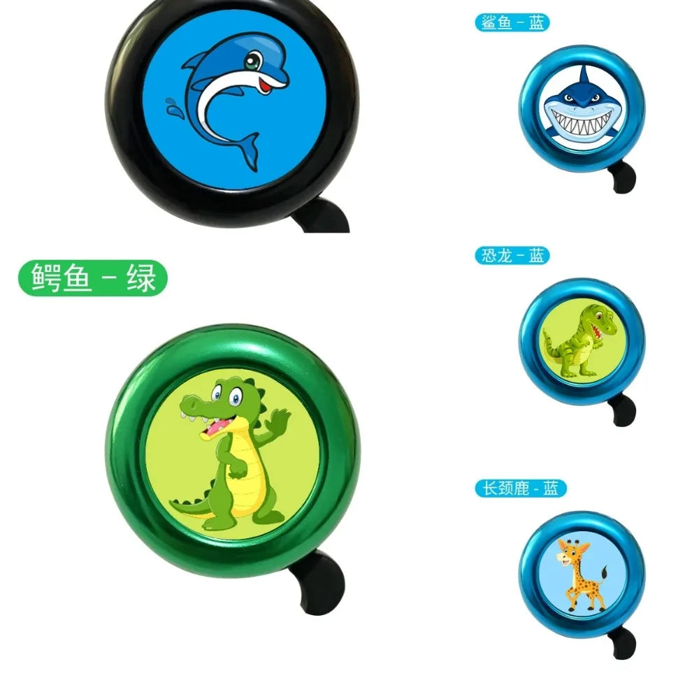 Cartoon Animal Bike Bell Loud Aluminum Alloy Bell for Kids & Scooters